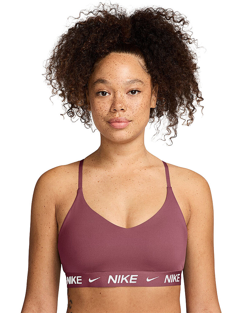 NIKE Damen Sport-BH Indy Low Support beere | M