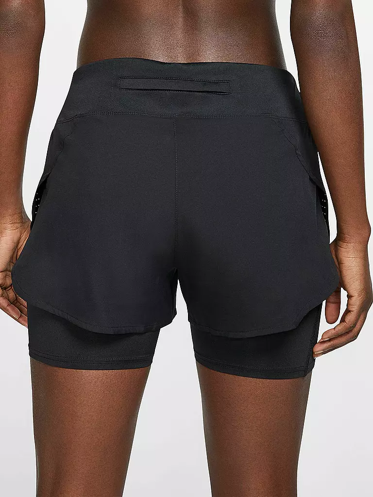 NIKE | Damen 2in1 Laufshort Eclipse | schwarz