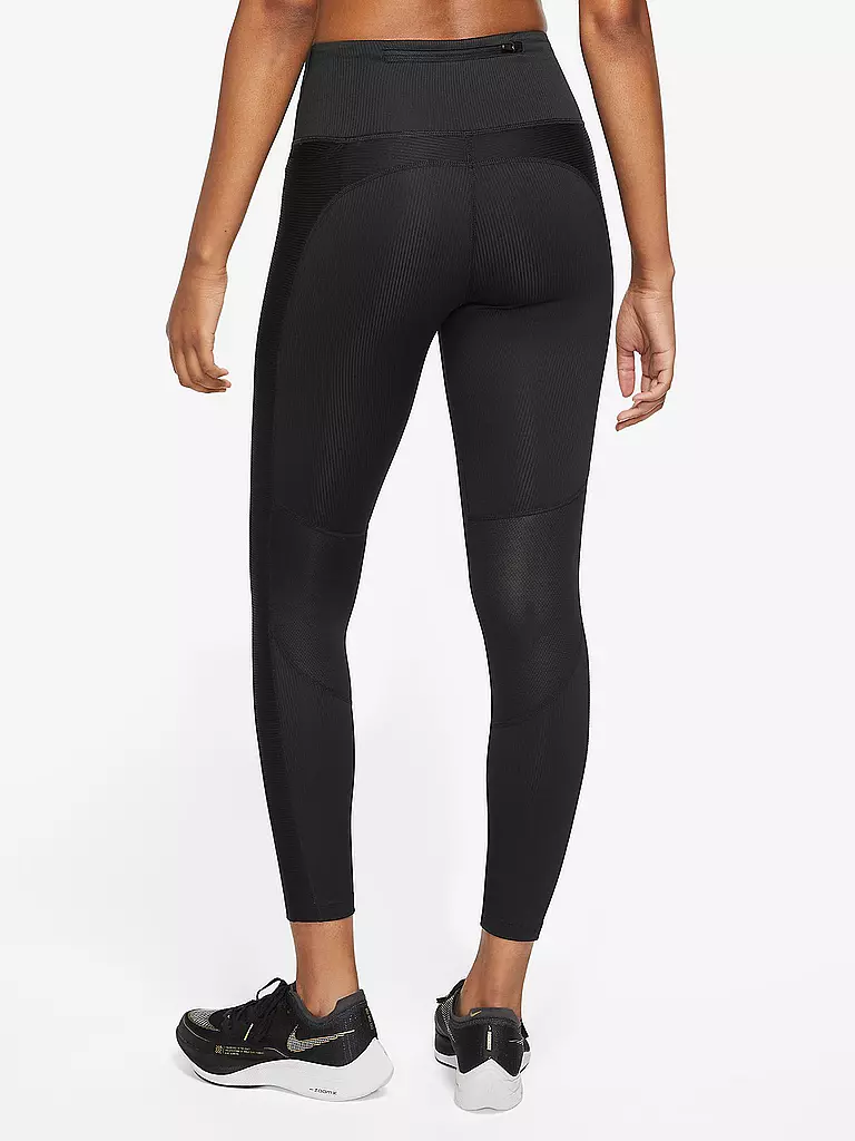 NIKE | Damen 7/8 Lauftight Fast Mid-Rise | schwarz