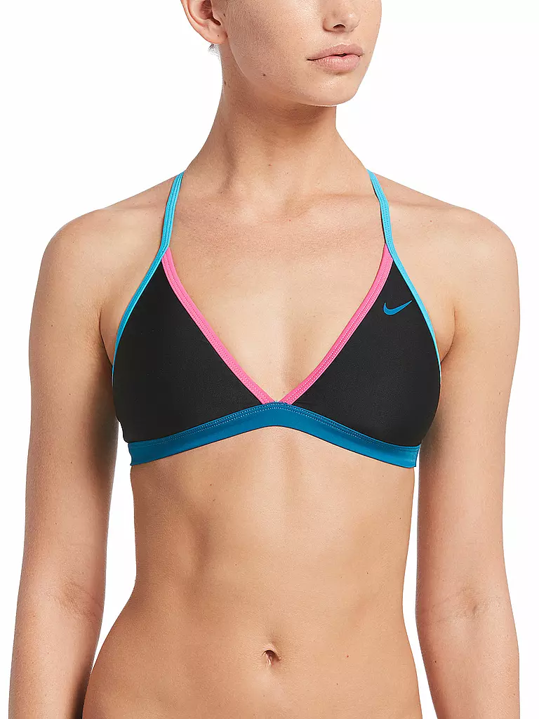 NIKE | Damen Bikinioberteil Solid T-Back | schwarz