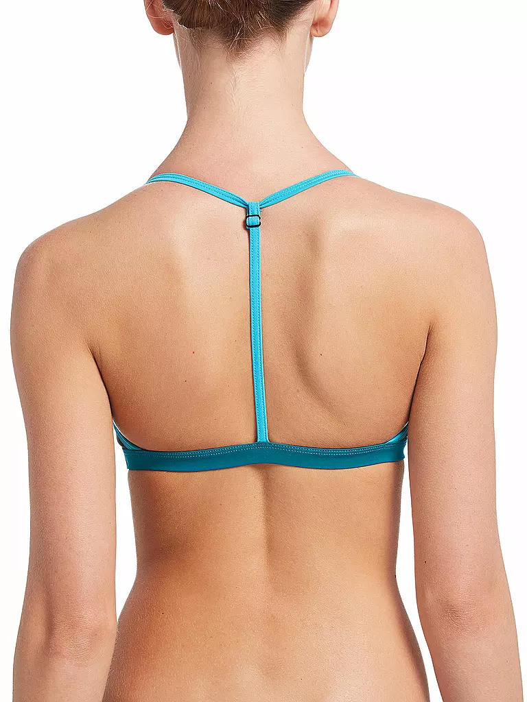 NIKE | Damen Bikinioberteil Solid T-Back | schwarz