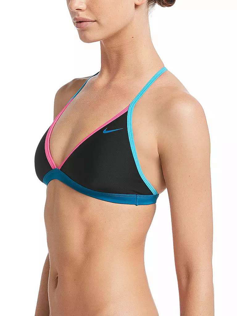 NIKE | Damen Bikinioberteil Solid T-Back | schwarz