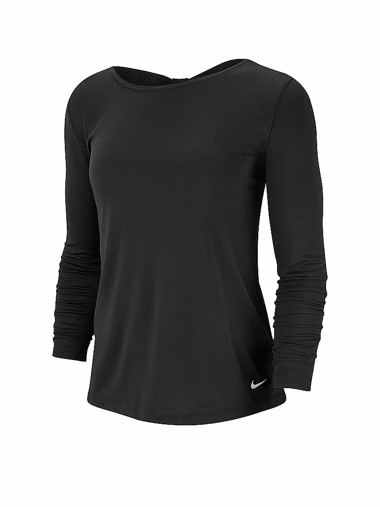 NIKE | Damen Fitness-Shirt Dri-FIT | schwarz