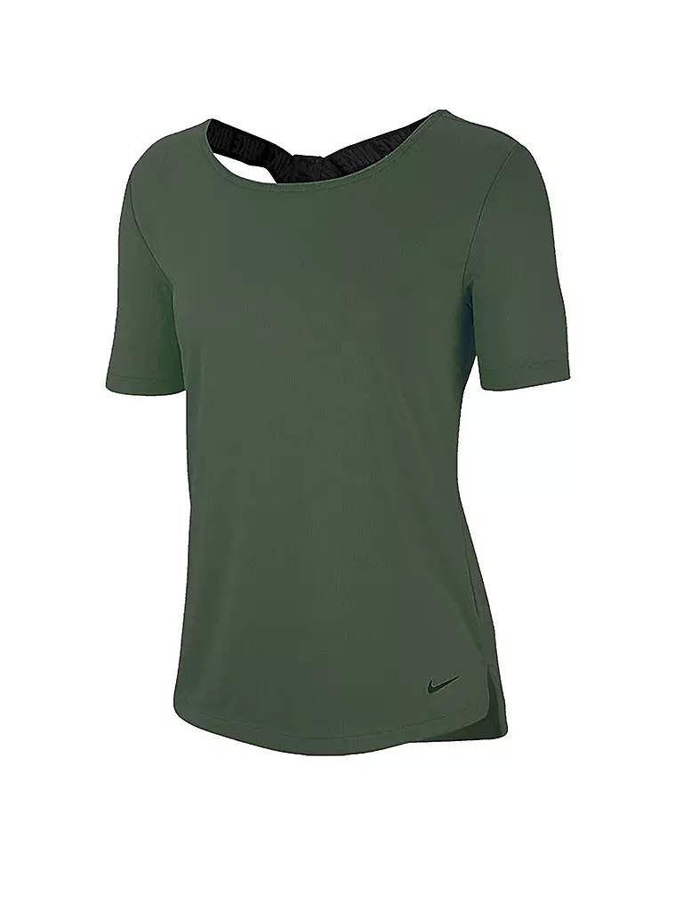 NIKE | Damen Fitness-Shirt Dry Elastika | olive