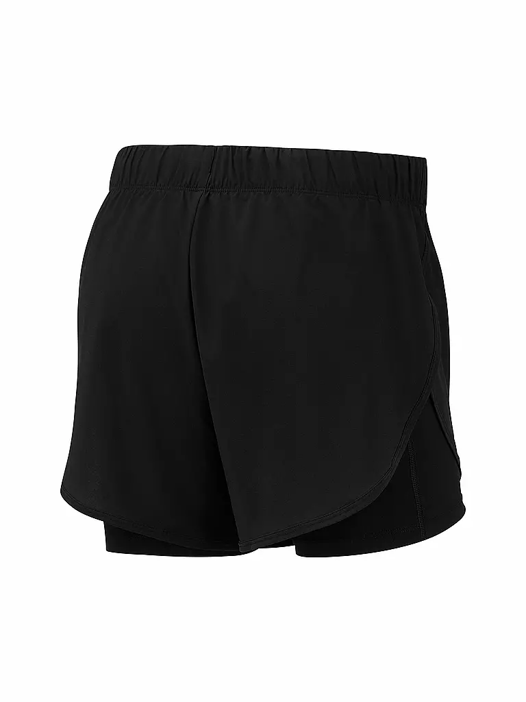 NIKE | Damen Fitness-Short Flex 2in1 Woven | schwarz