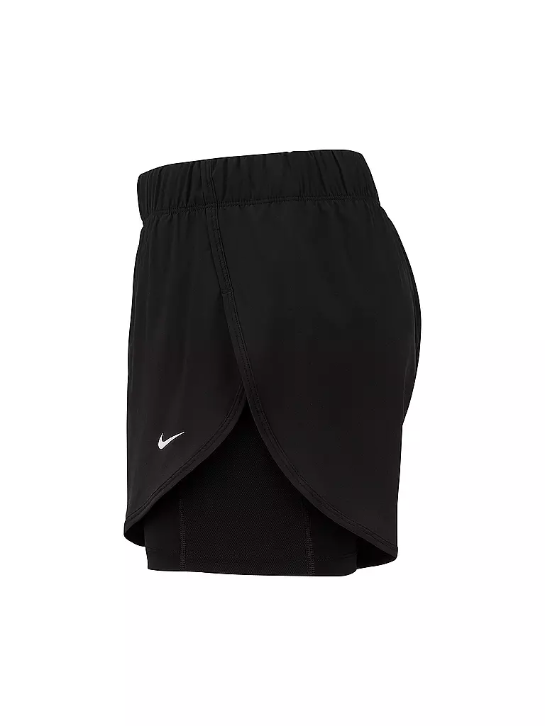 NIKE | Damen Fitness-Short Flex 2in1 Woven | schwarz