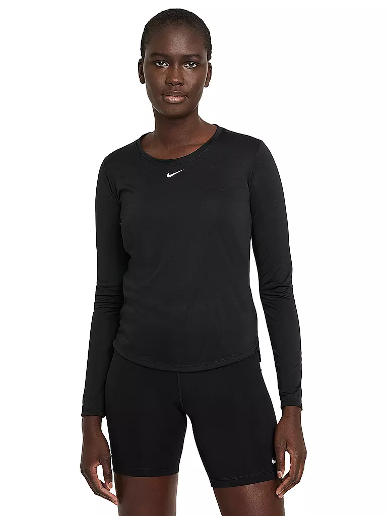 NIKE | Damen Fitnessshirt Dri-FIT One | schwarz