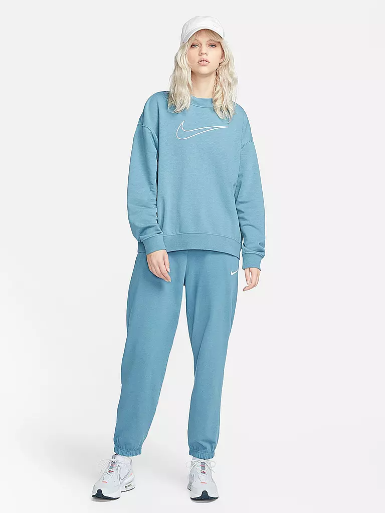 NIKE | Damen Fitnesssweater Dri-FIT Get Fit | blau