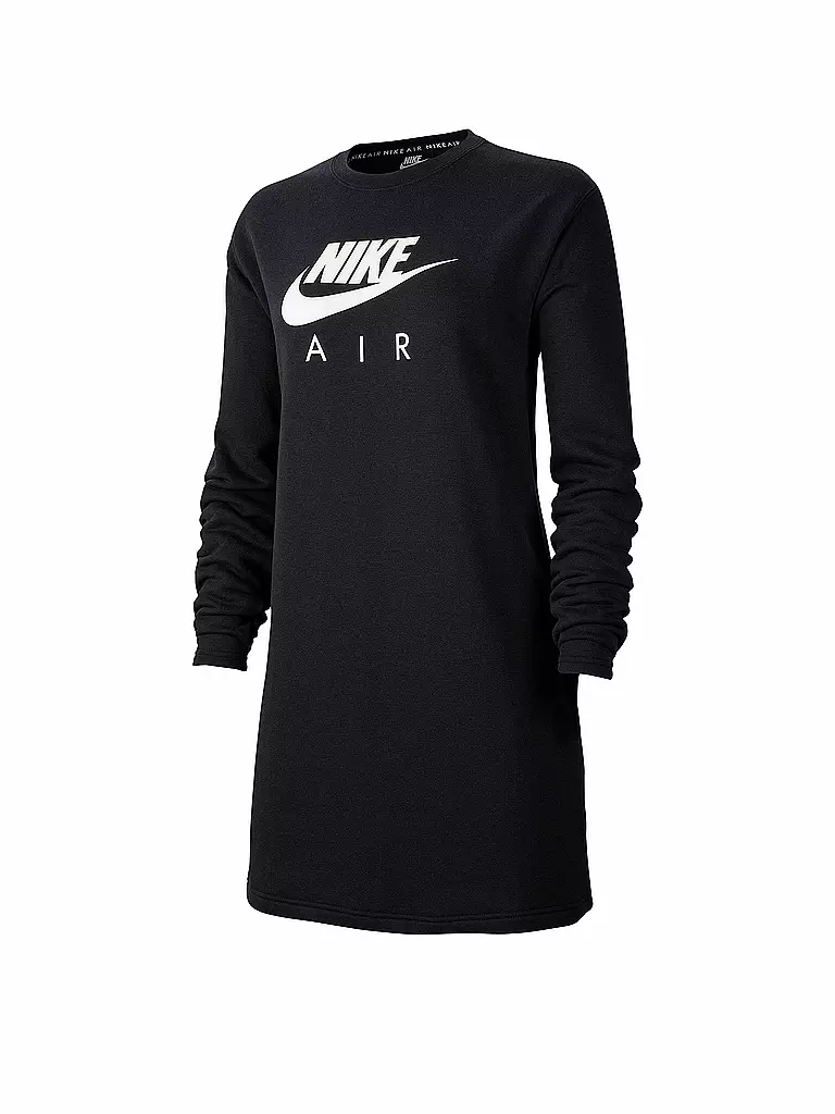 NIKE | Damen Fleece-Kleid Air | schwarz