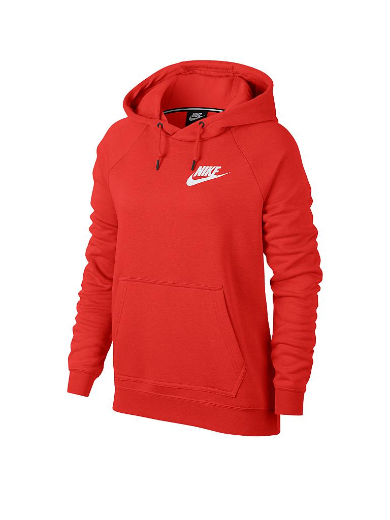 NIKE Damen Hoodie Nike Sportswear Rally rot | XS