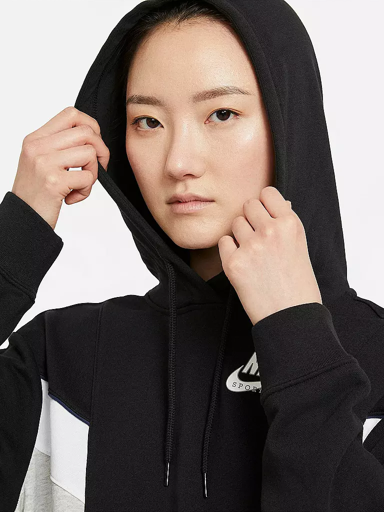 NIKE | Damen Hoodie Sportswear Heritage | schwarz