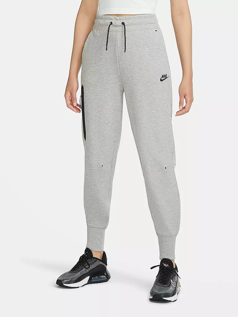 NIKE | Damen Jogginghose Sportswear Tech Fleece | grau