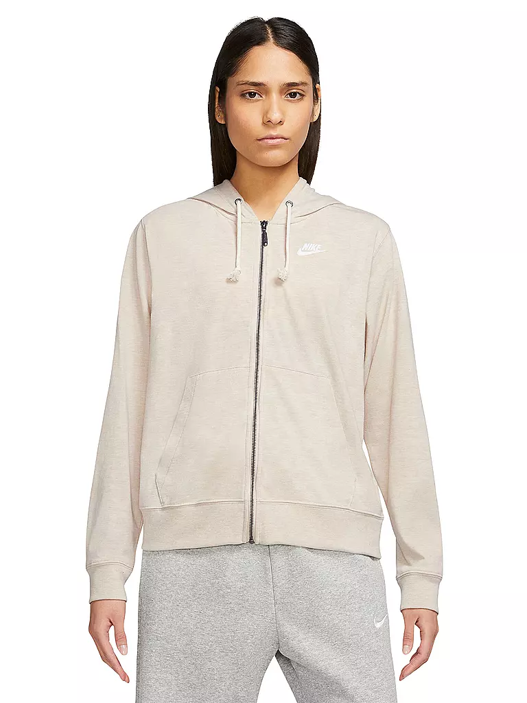 NIKE | Damen Kapuzenjacke Sportswear Gym Vintage | beige