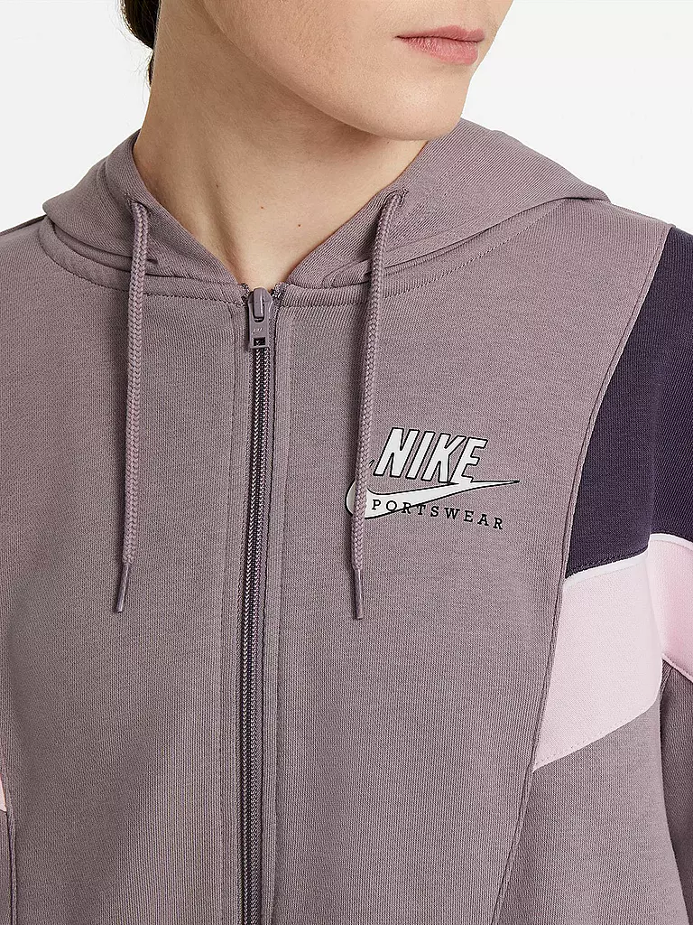 NIKE | Damen Kapuzenjacke Sportswear Heritage | grau