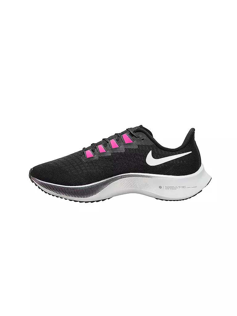 NIKE | Damen Laufschuhe Nike Air Zoom Pegasus 37 BLACK / WHITE / PINK | schwarz