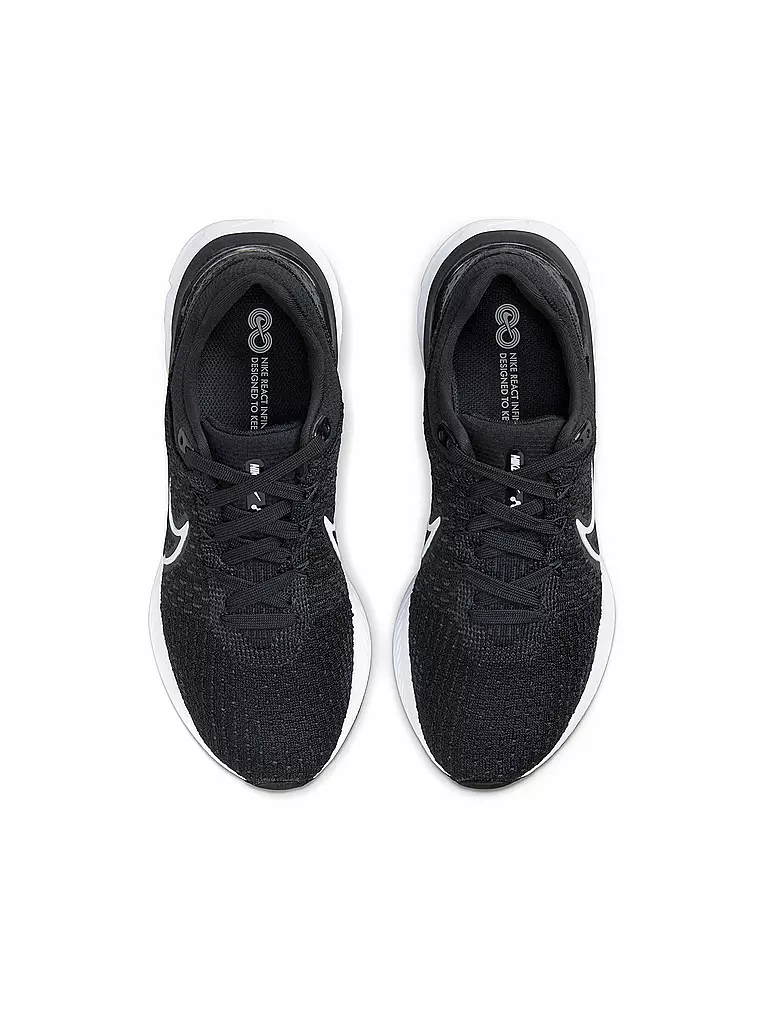 NIKE | Damen Laufschuhe React Infinity Run Flyknit 3 | schwarz