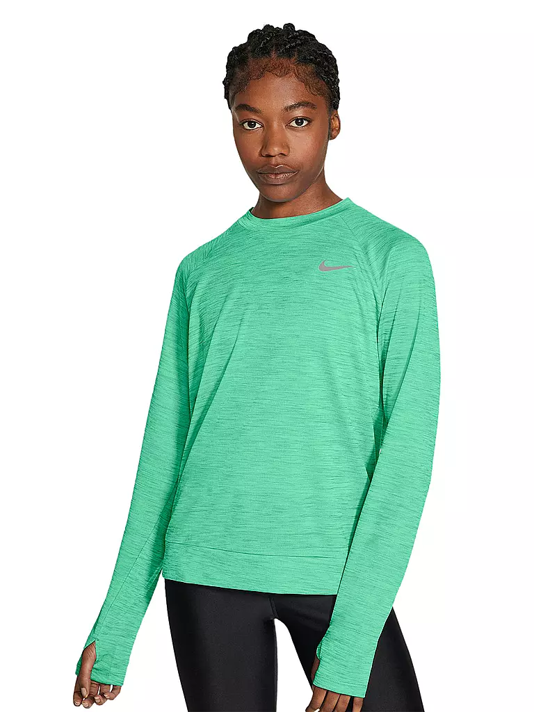 NIKE | Damen Laufshirt Pacer | grün