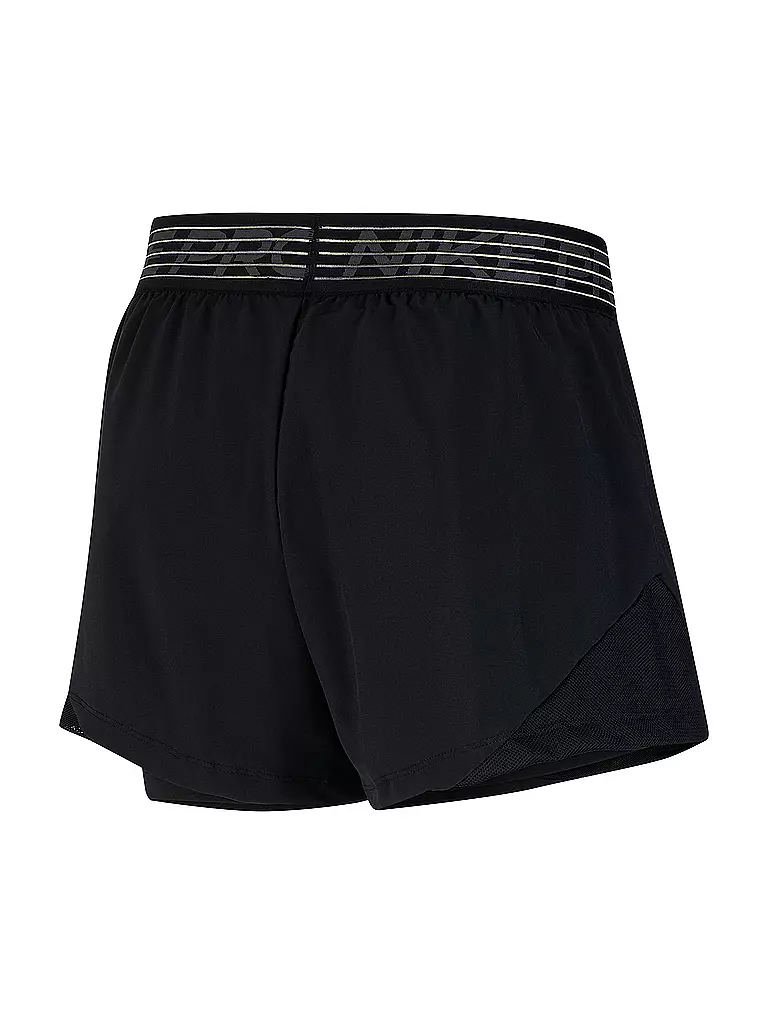 NIKE | Damen Laufshort 2in1 Pro Flex | schwarz