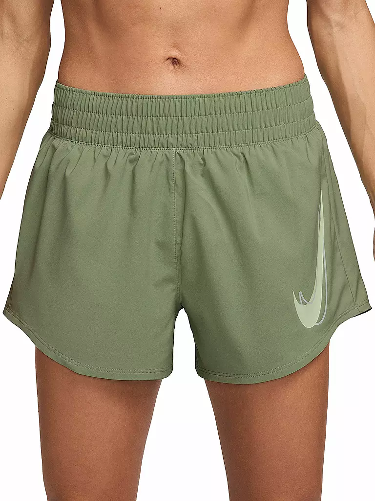 NIKE | Damen Laufshort One Swoosh | olive