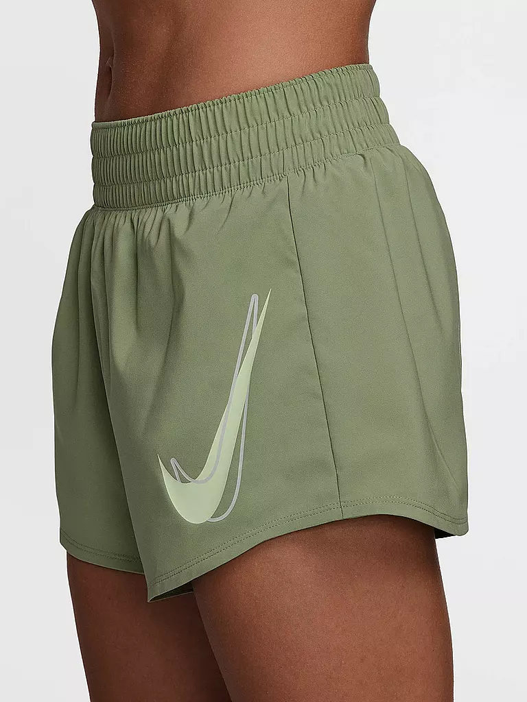 NIKE | Damen Laufshort One Swoosh | olive