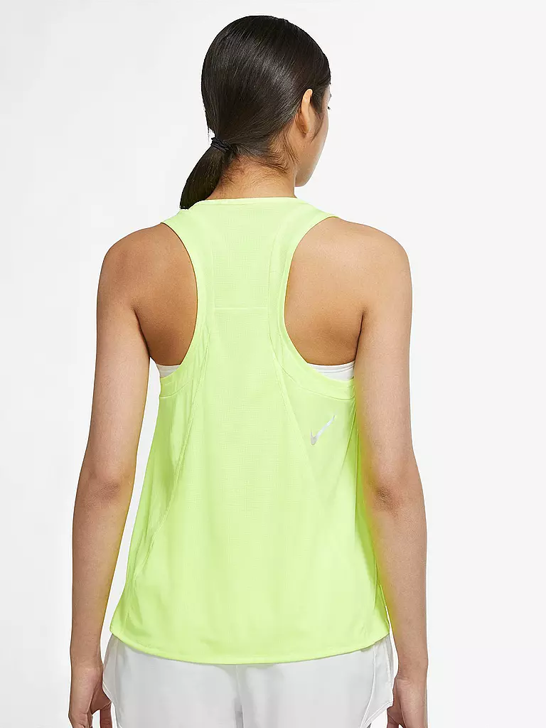 NIKE | Damen Lauftank Dri-FIT Race | gelb