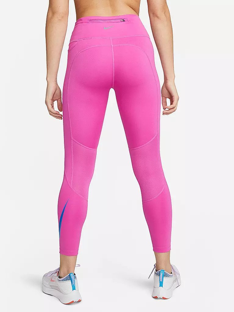 NIKE | Damen Lauftight Dri-FIT Fast Mid-Rise | pink