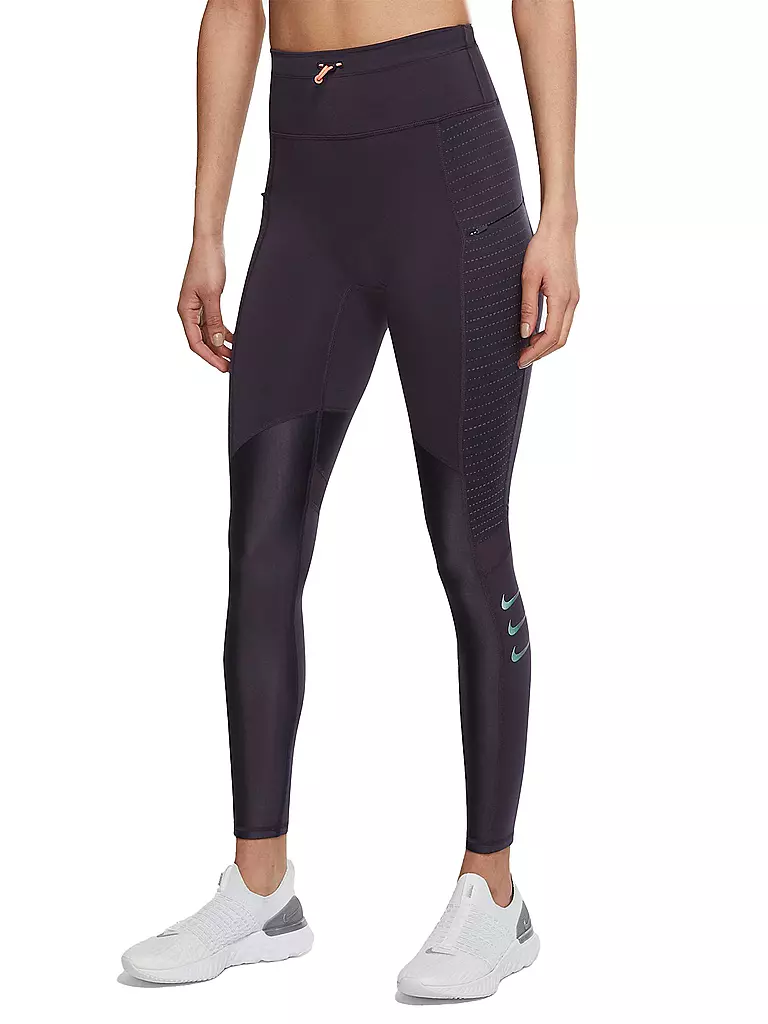 NIKE | Damen Lauftight Dri-FIT Run Division Epic Luxe | blau