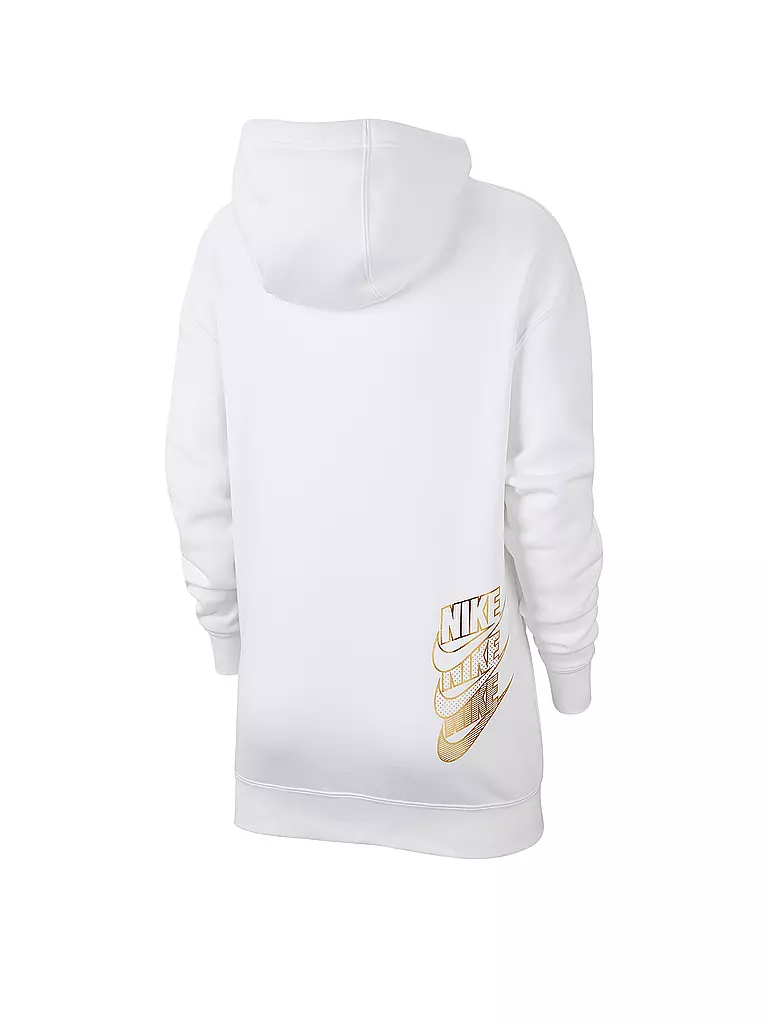 NIKE | Damen Long-Hoodie Nike Sportswear | weiß