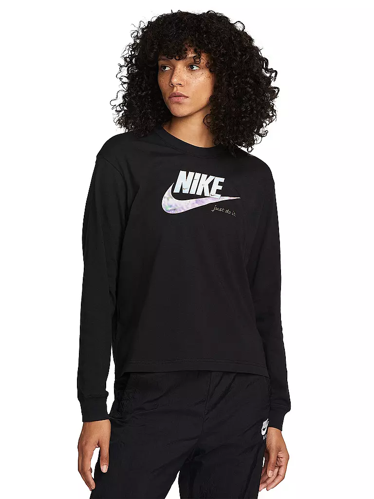 NIKE | Damen Shirt Sportswear | schwarz