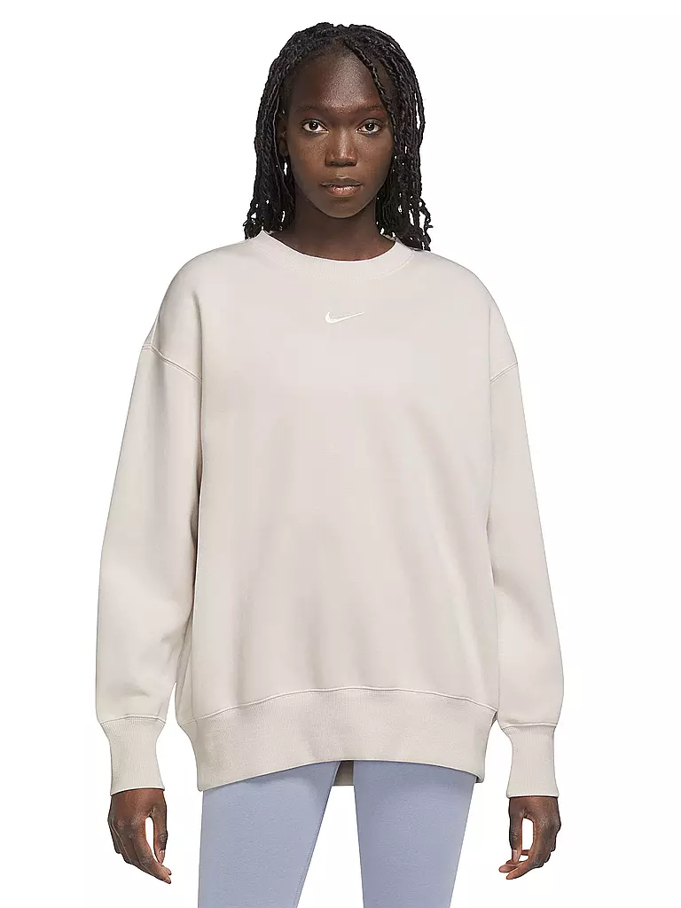 NIKE | Damen Sweater Sportswear Phoenix Fleece | beige