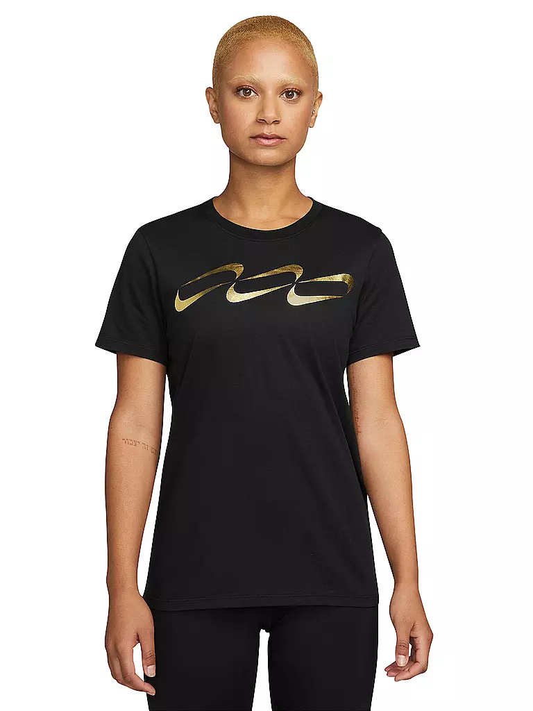 NIKE | Damen T-Shirt Dri-FIT | schwarz