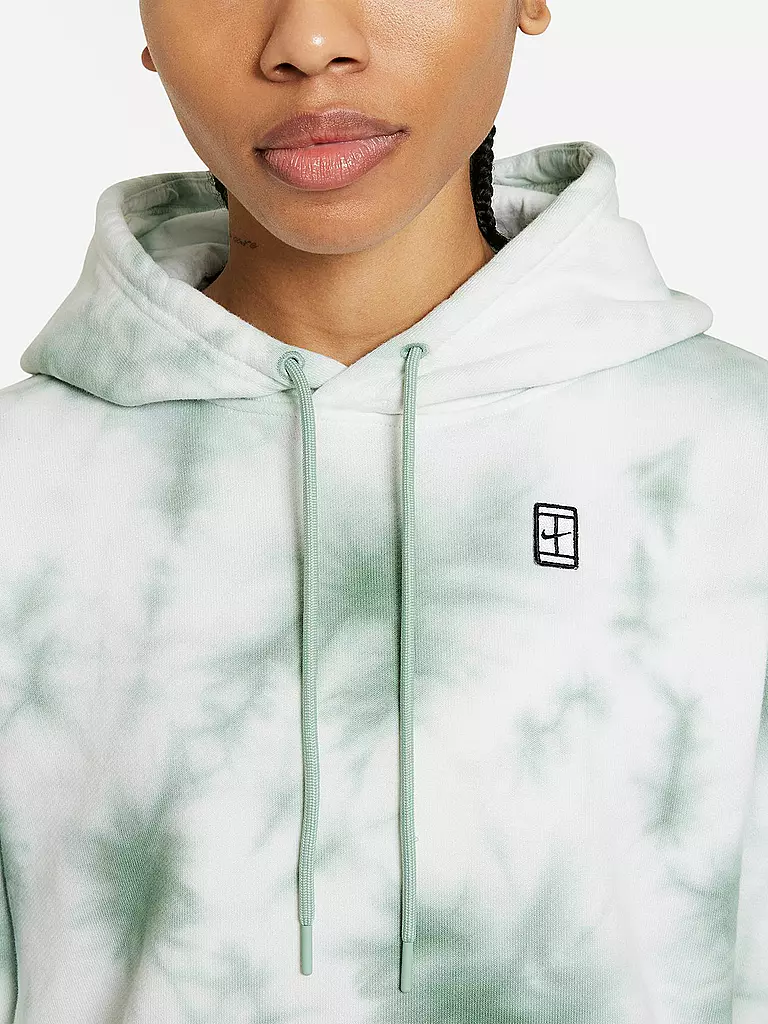 NIKE | Damen Tennis Hoodie NikeCourt Batik Wimbledon | weiß