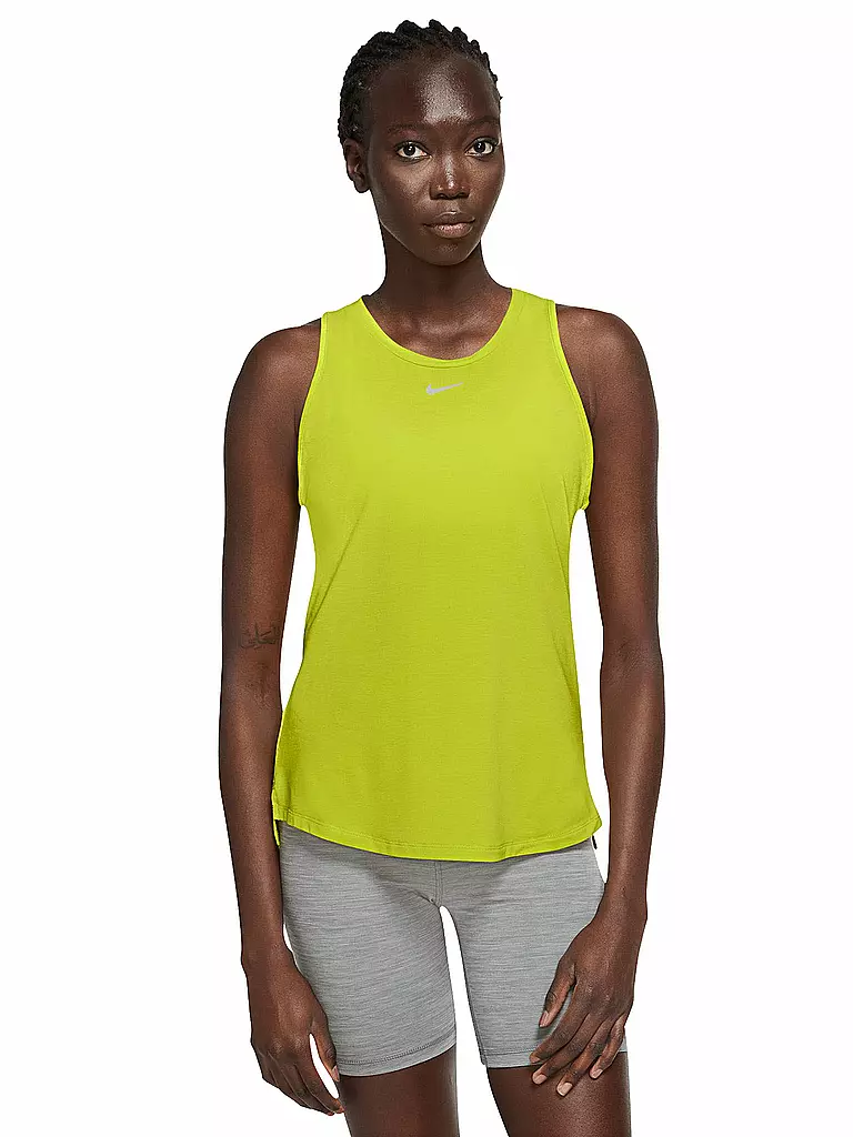 NIKE | Damen Tennis Tanktop Dri-FIT One Luxe | grün