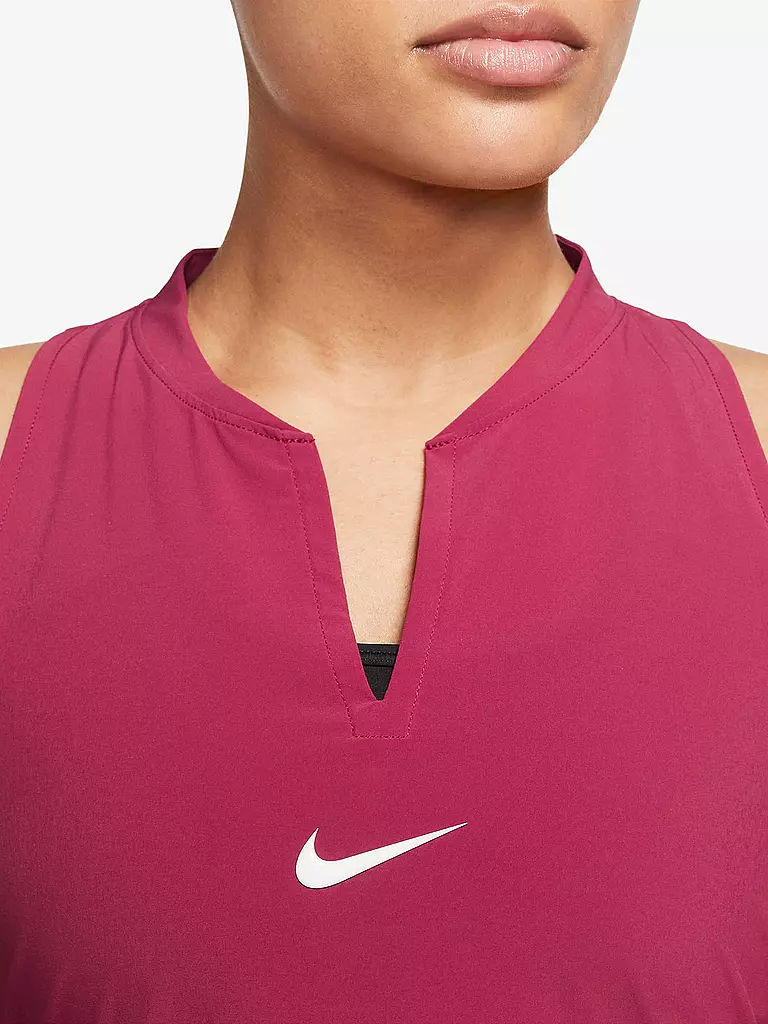 NIKE | Damen Tenniskleid Dri-FIT Advantage | beere