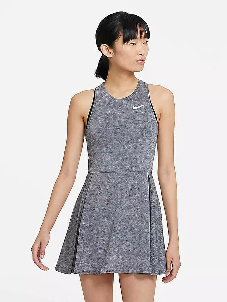 NIKE | Damen Tenniskleid NikeCourt Dri-FIT Advantage | schwarz