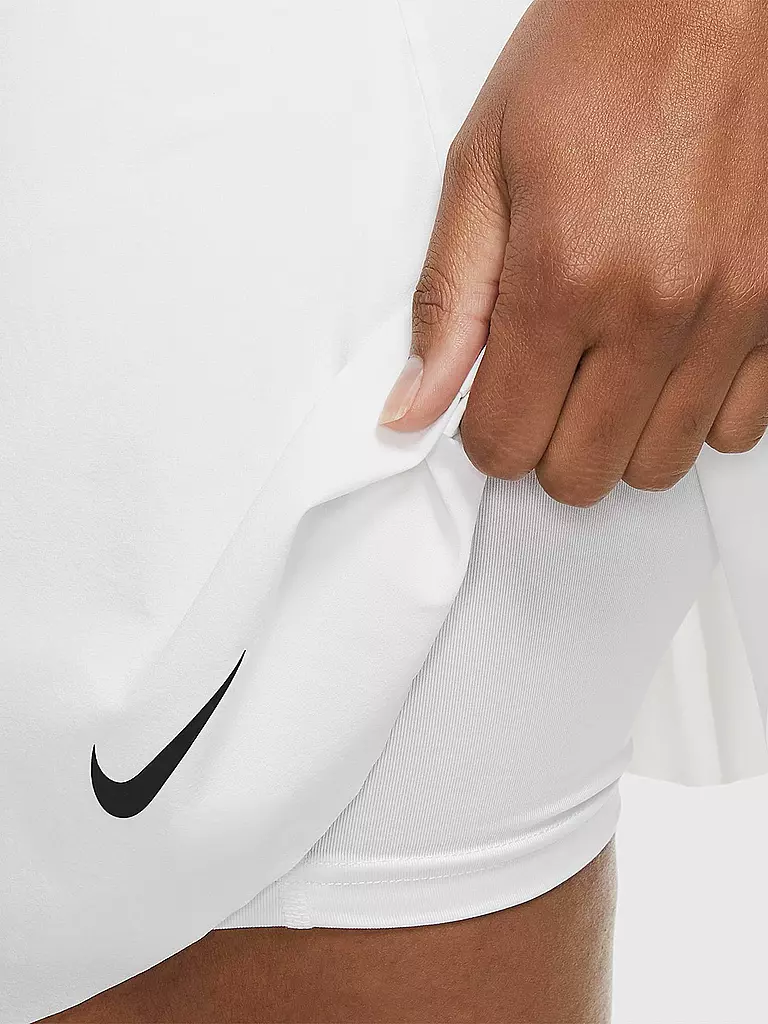 NIKE | Damen Tennisrock NikeCourt Dri-FIT ADV Slam Wimbledon | weiß