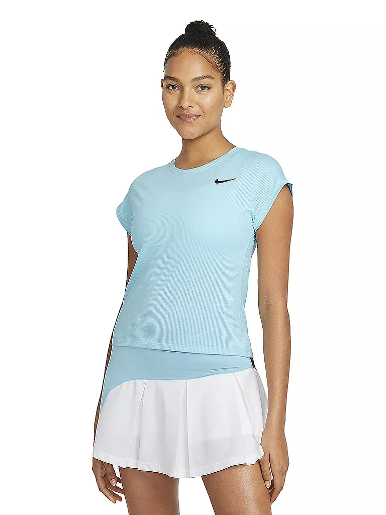 NIKE | Damen Tennisshirt NikeCourt Dri-FIT Victory | blau