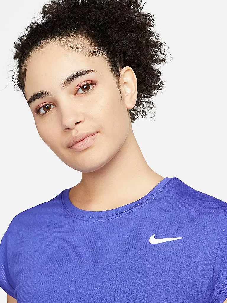 NIKE | Damen Tennisshirt NikeCourt Dri-FIT Victory | blau