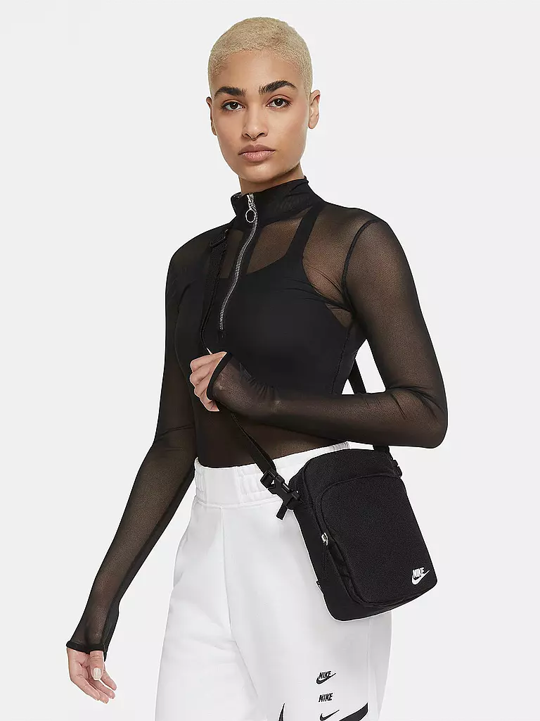 NIKE | Damen Umhängetasche Crossbody | schwarz