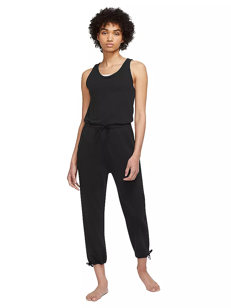 NIKE | Damen Yoga Jumpsuit Dri-FIT | schwarz