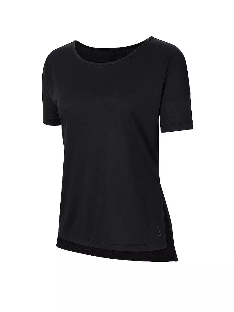 NIKE | Damen Yoga Shirt | schwarz