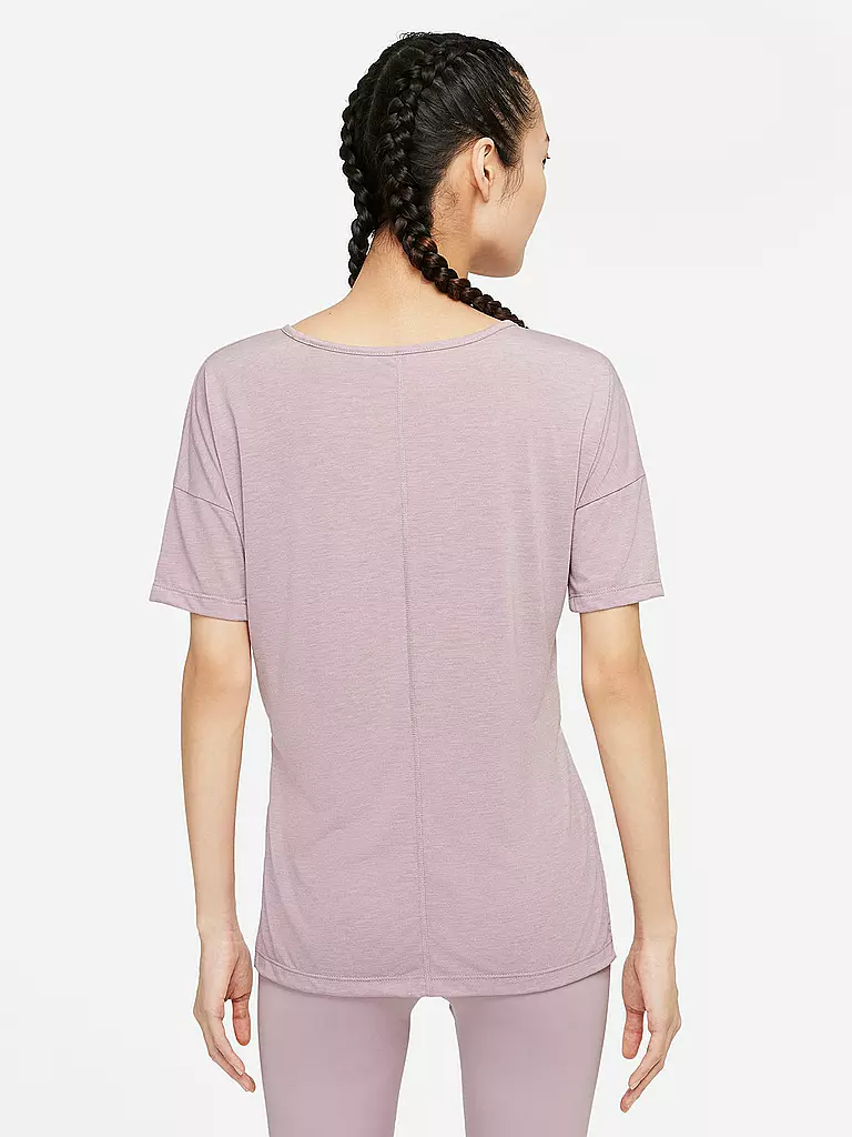 NIKE | Damen Yoga Shirt | rosa