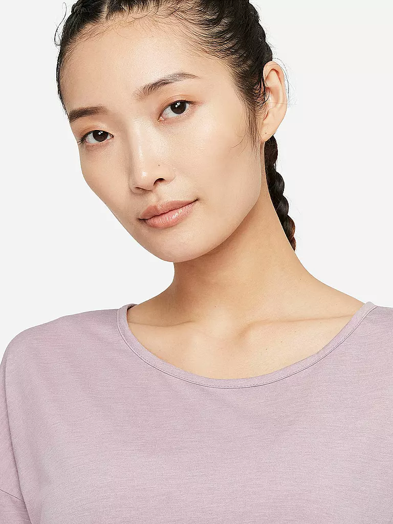 NIKE | Damen Yoga Shirt | rosa