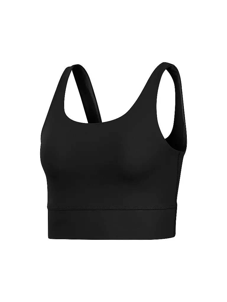 NIKE | Damen Yoga Top Luxe Infinalon | schwarz