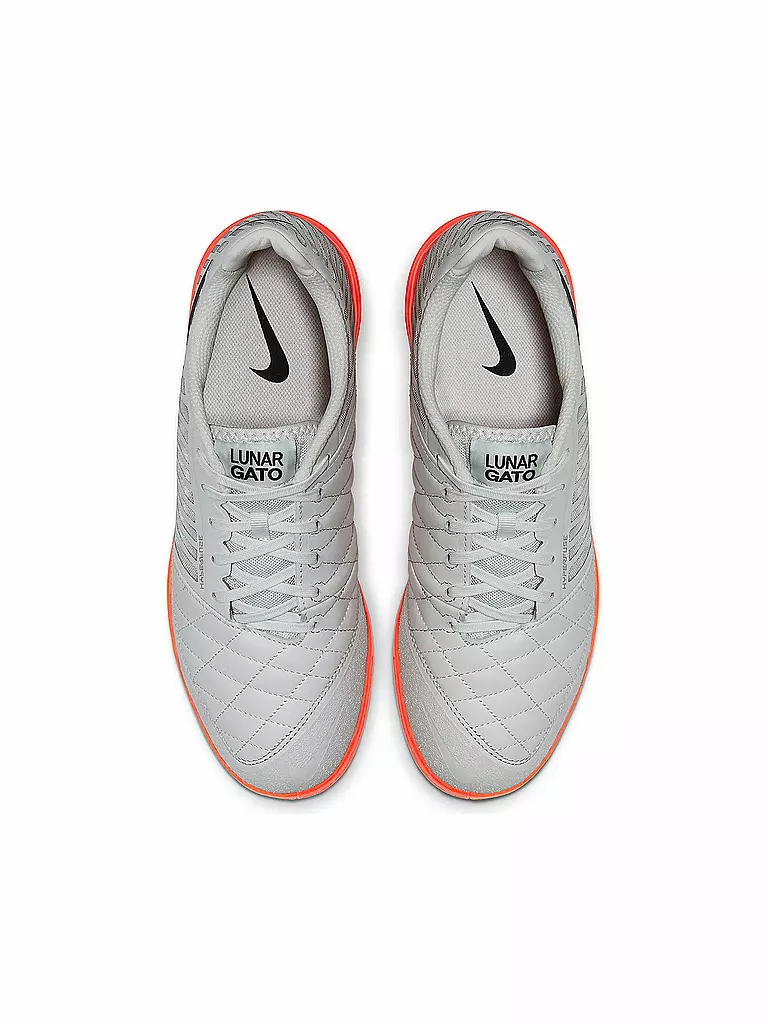 NIKE | Hallen-Fußballschuh Lunar Gato II IC | grau