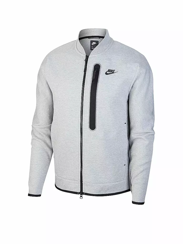 NIKE | Herren Bomberjacke  Sportswear Tech Fleece | grau