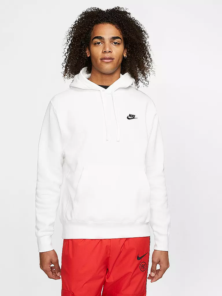NIKE | Herren Hoodie  Sportswear Club Fleece | weiß