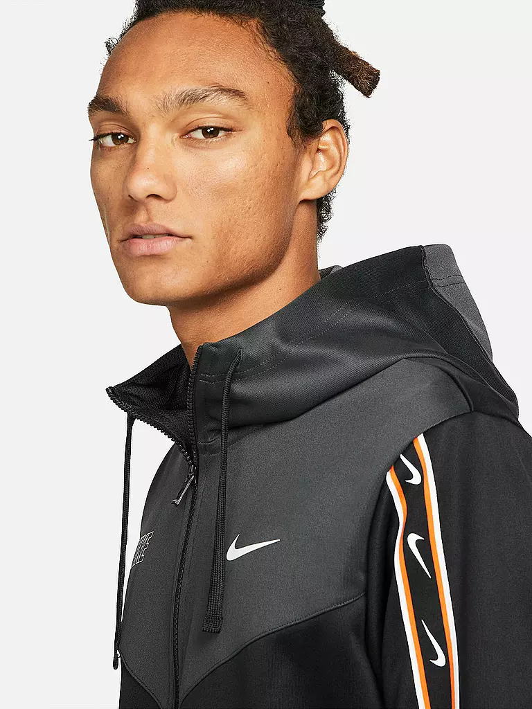 NIKE | Herren Kapuzenjacke  Sportswear Repeat | schwarz