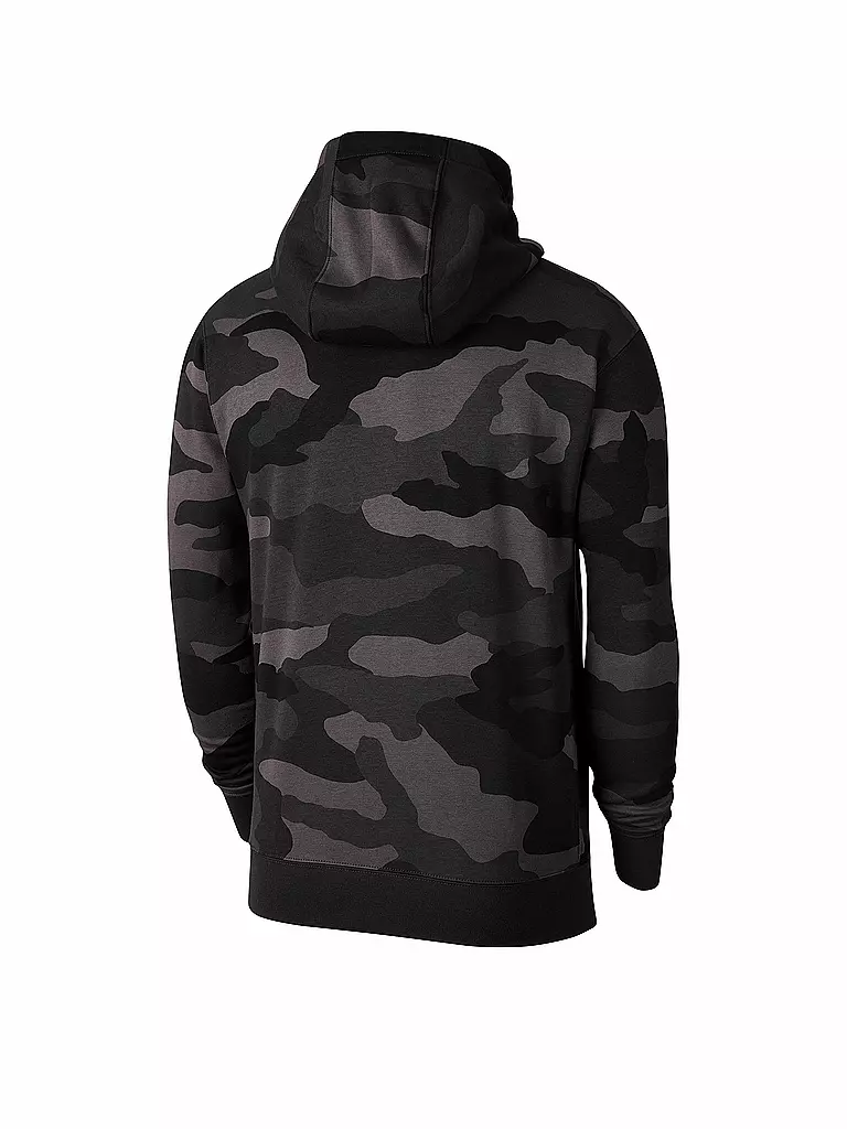 NIKE | Herren Kapuzenjacke Nike Sportswear Club Fleece Camo | grau