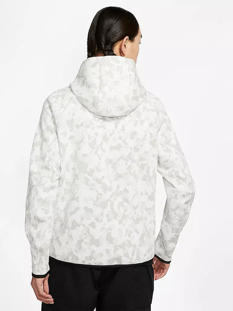 NIKE | Herren Kapuzenjacke Nike Sportswear Tech Fleece Printed | weiß